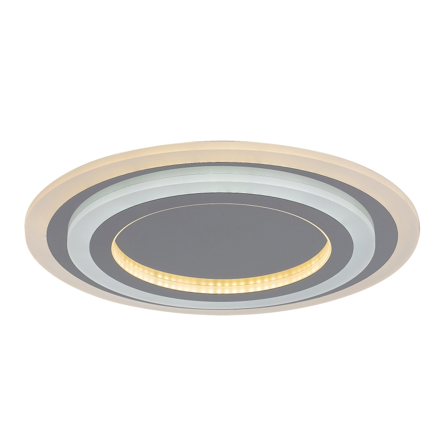 Rabalux - Dimmable LED Ceiling Light LED/56W/230V 3000/4000/6000K matte chrome + remote control Ø 45 cm