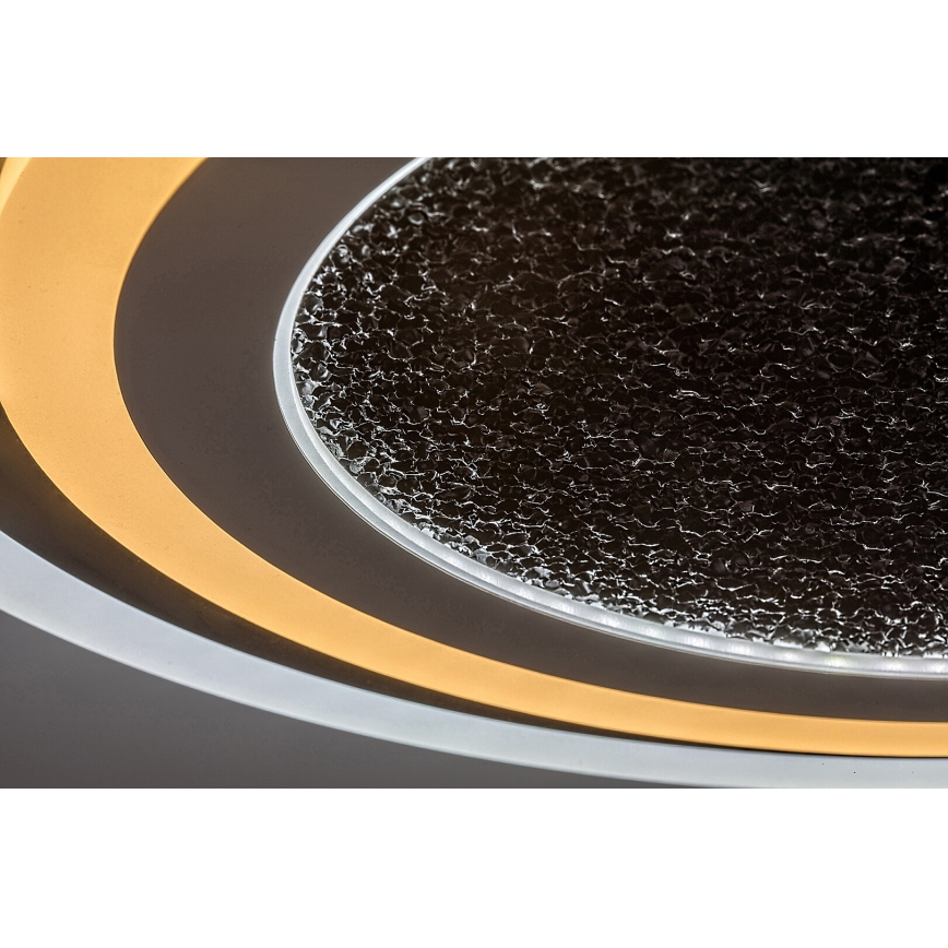Rabalux - LED Dimmable ceiling light LED/56W/230V 3000/4000/6000K black + remote control