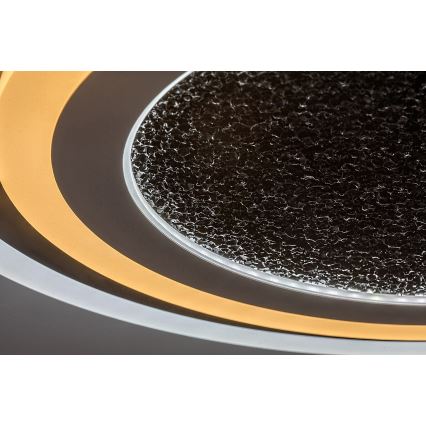 Rabalux – Dimmable LED Ceiling Light, 56 W, 230 V, selectable 3000/4000/6000 K, Black, with Remote Control, Ø 45 cm