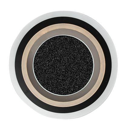 Rabalux – Dimmable LED Ceiling Light, 56 W, 230 V, selectable 3000/4000/6000 K, Black, with Remote Control, Ø 45 cm