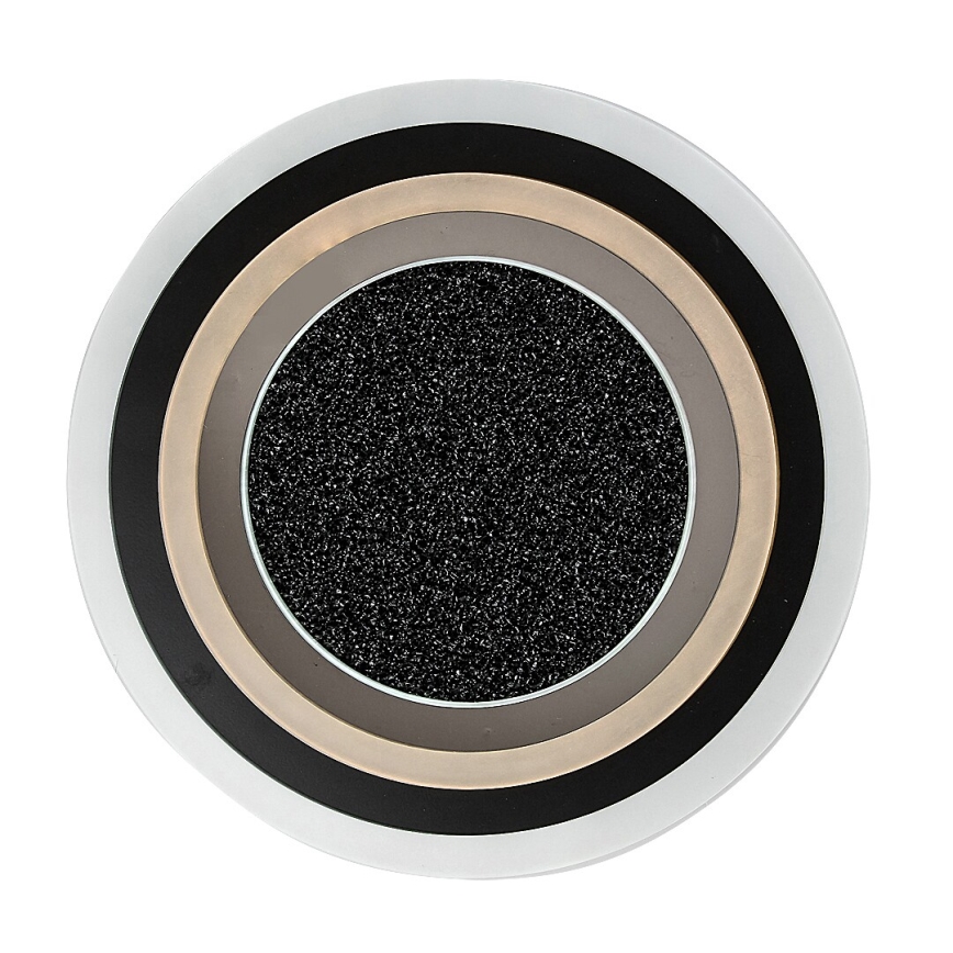 Rabalux – Dimmable LED Ceiling Light, 56 W, 230 V, selectable 3000/4000/6000 K, Black, with Remote Control, Ø 45 cm