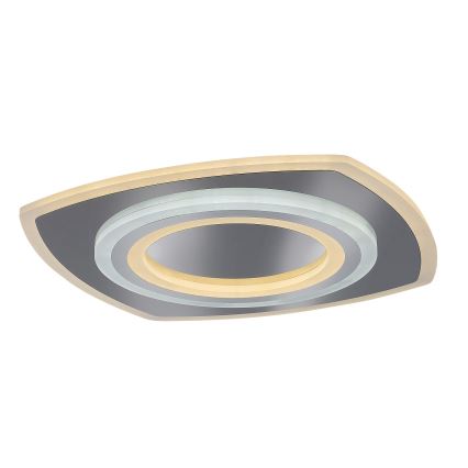 Rabalux - LED Dimmable ceiling light LED/60W/230V 3000/4000/6000K matte chrome + remote control