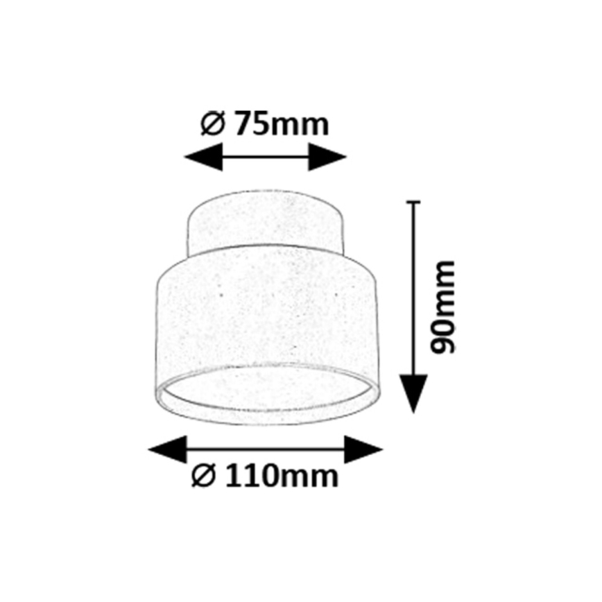 Rabalux - LED Ceiling Light 16W/230V, 3000K, White, Ø 11 cm