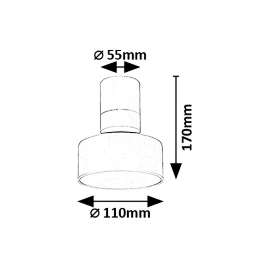 Rabalux - LED Ceiling light LED/10W/230V 3000K white