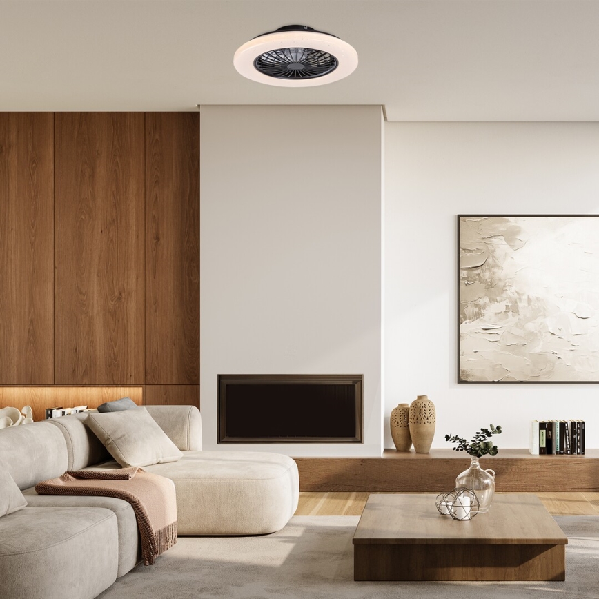 Rabalux - LED Dimmable ceiling light with a fan LED/48W/230V 3000-6500K + remote control