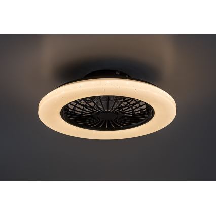 Rabalux - LED Dimmable ceiling light with a fan LED/48W/230V 3000-6500K + remote control