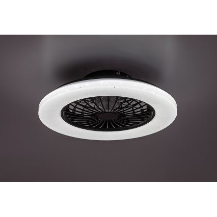 Rabalux - LED Dimmable ceiling light with a fan LED/48W/230V 3000-6500K + remote control
