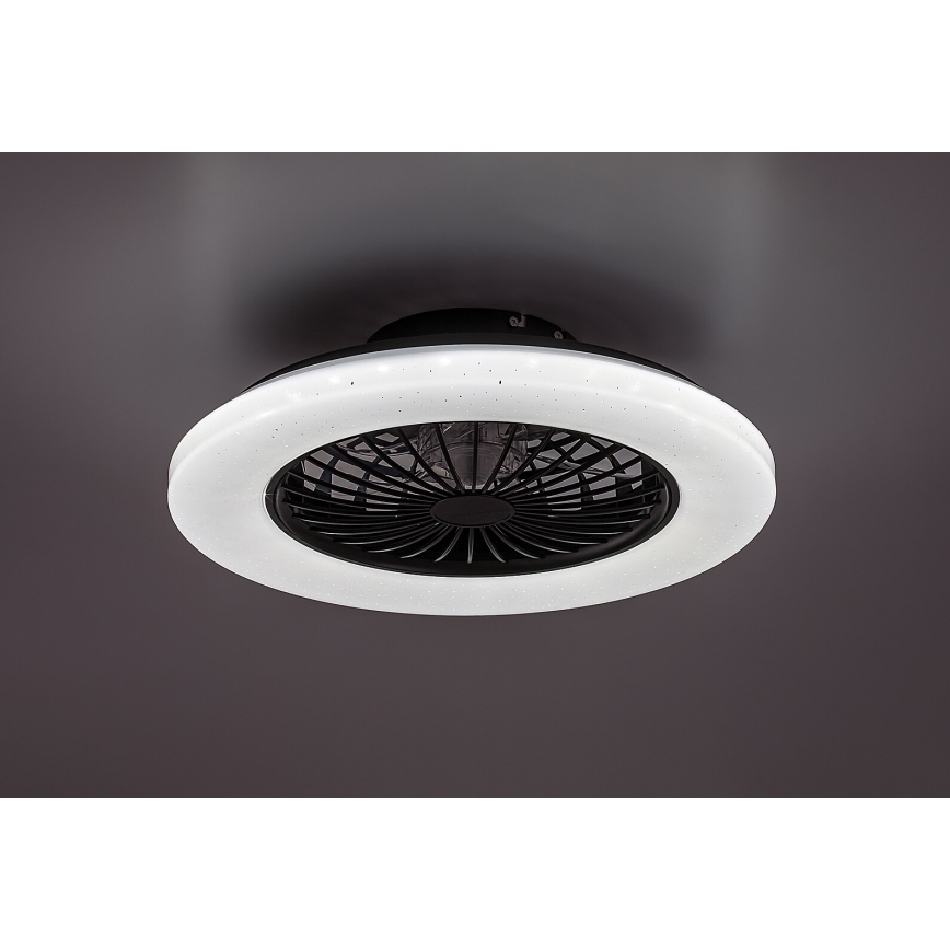 Rabalux - LED Dimmable ceiling light with a fan LED/48W/230V 3000-6500K + remote control