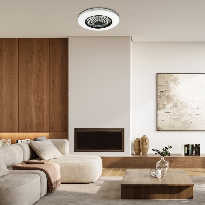 Rabalux - LED Dimmable ceiling light with a fan LED/48W/230V 3000-6500K + remote control