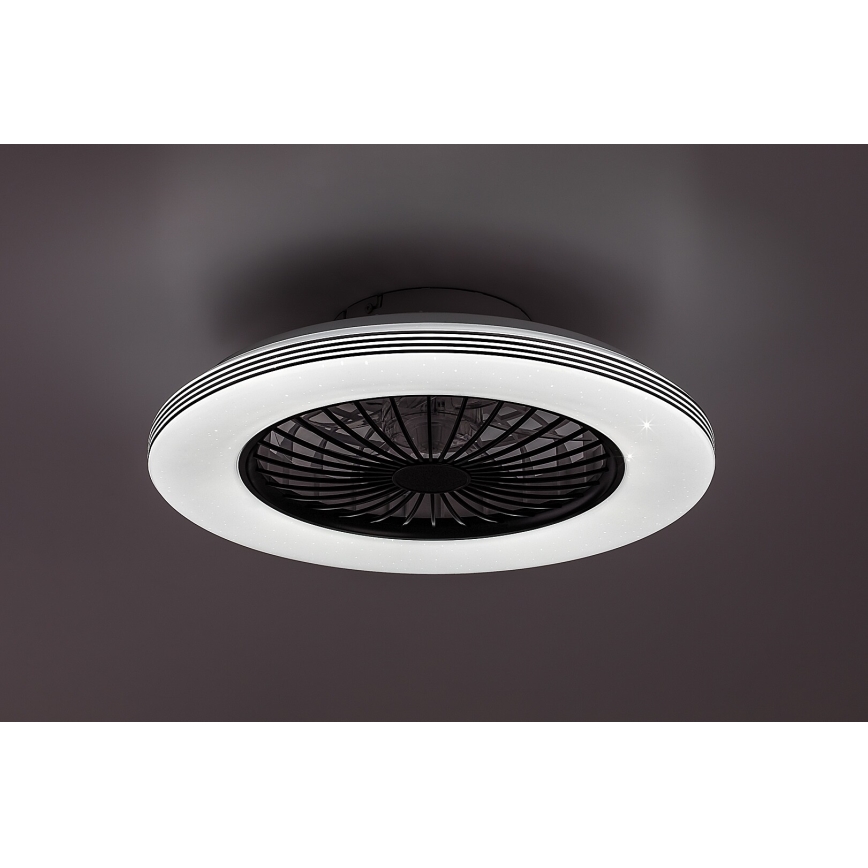 Rabalux - LED Dimmable ceiling light with a fan LED/48W/230V 3000-6500K + remote control