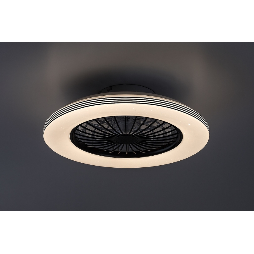 Rabalux - LED Dimmable ceiling light with a fan LED/48W/230V 3000-6500K + remote control