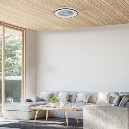 Rabalux - LED Dimmable ceiling light with a fan LED/48W/230V 3000-6500K + remote control