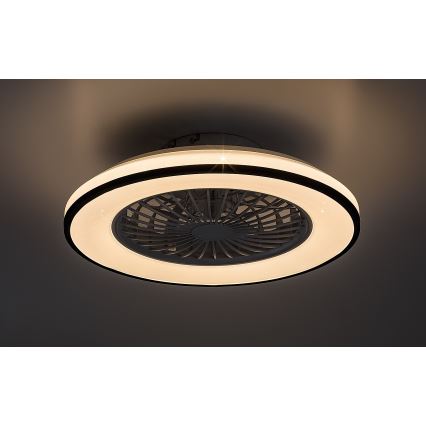 Rabalux - LED Dimmable ceiling light with a fan LED/48W/230V 3000-6500K + remote control