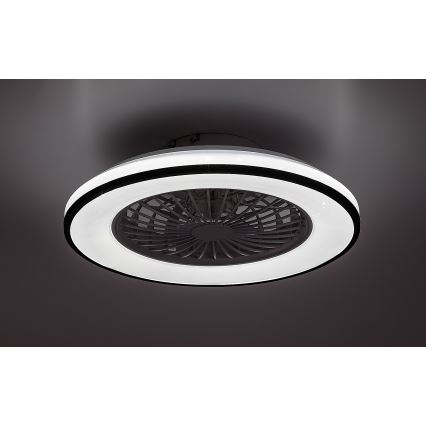 Rabalux - LED Dimmable ceiling light with a fan LED/48W/230V 3000-6500K + remote control