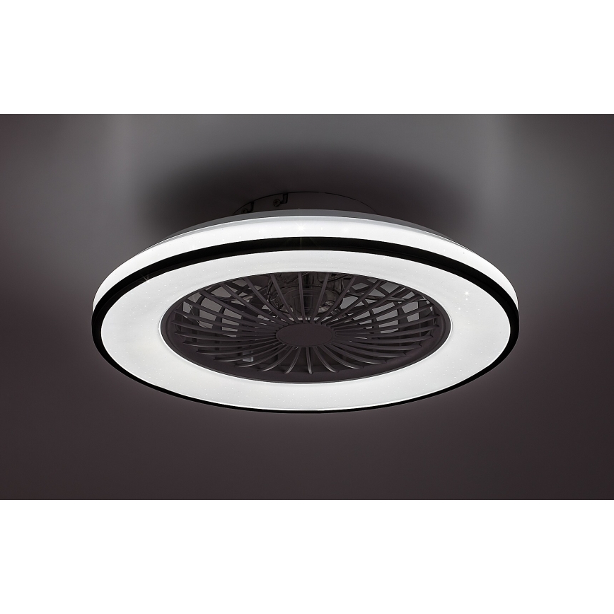 Rabalux - LED Dimmable ceiling light with a fan LED/48W/230V 3000-6500K + remote control