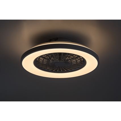 Rabalux - LED Dimmable ceiling light with a fan LED/48W/230V 3000-6500K + remote control