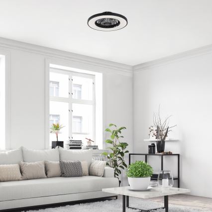 Rabalux - LED Dimmable ceiling light with a fan LED/72W/230V 3000-6500K + remote control
