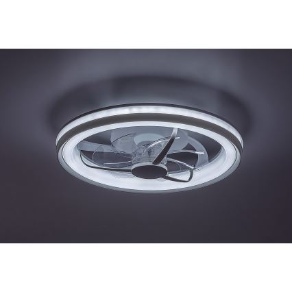 Rabalux - LED Dimmable ceiling light with a fan LED/40W/230V 3000/4000/6000K Wi-Fi + remote control