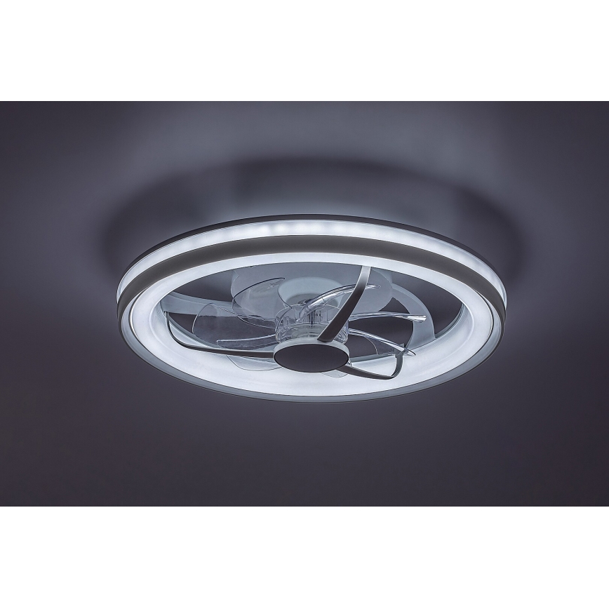 Rabalux - LED Dimmable ceiling light with a fan LED/40W/230V 3000/4000/6000K Wi-Fi + remote control