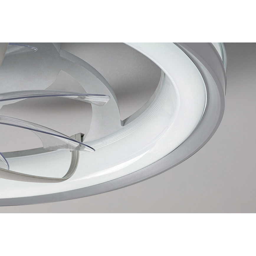 Rabalux - LED Dimmable ceiling light with a fan LED/40W/230V 3000/4000/6000K Wi-Fi + remote control