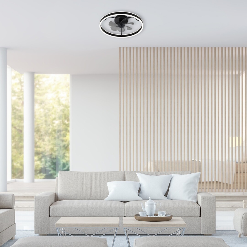 Rabalux - LED Dimmable ceiling light with a fan LED/40W/230V 3000/4000/6000K Wi-Fi + remote control