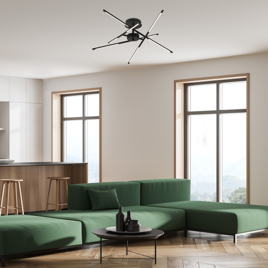 Rabalux - LED Surface-mounted chandelier LED/40W/230V 3000K black