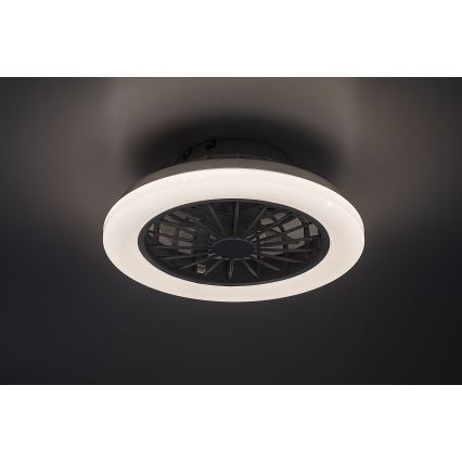 Rabalux - Dimmable LED Ceiling Light with Fan LED/24W/230V 3000-6500K + Remote Control