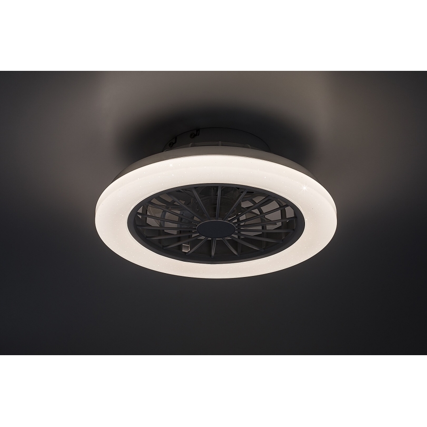 Rabalux - Dimmable LED Ceiling Light with Fan LED/24W/230V 3000-6500K + Remote Control