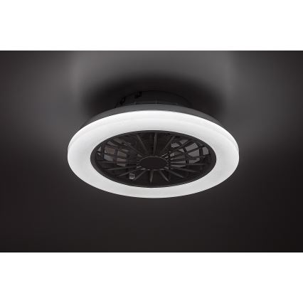 Rabalux - Dimmable LED Ceiling Light with Fan LED/24W/230V 3000-6500K + Remote Control