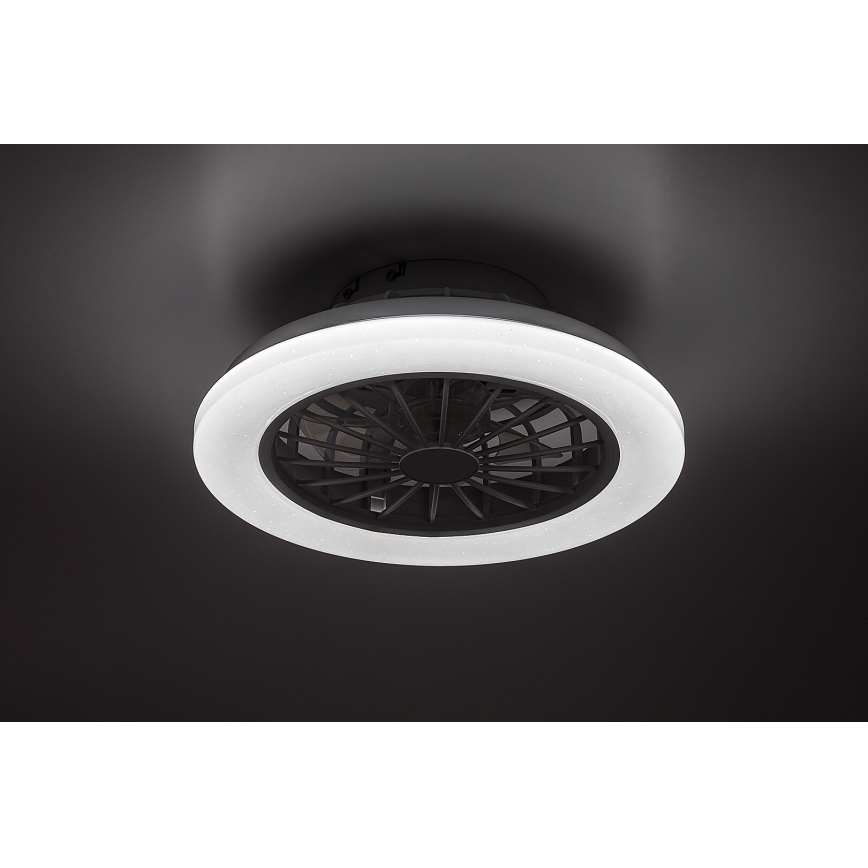 Rabalux - Dimmable LED Ceiling Light with Fan LED/24W/230V 3000-6500K + Remote Control