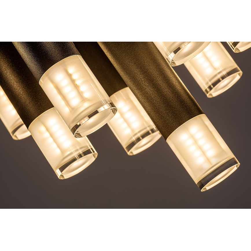 Rabalux - Ceiling light 13xG9/5W/230V, black, dia. 34 cm