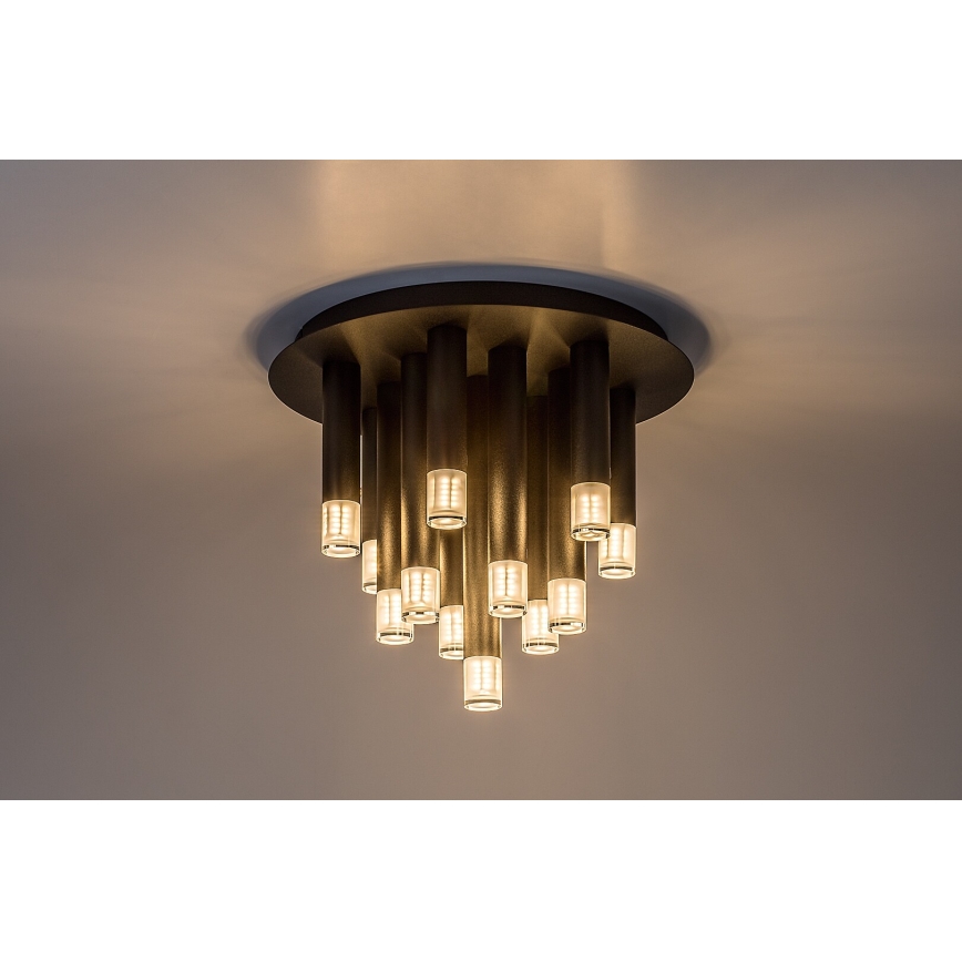 Rabalux - Ceiling light 13xG9/5W/230V, black, dia. 34 cm