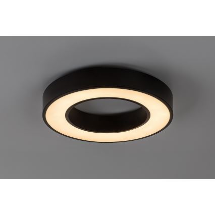 Rabalux - LED Ceiling Light LED/24W/230V 3000/4000/6500K Ø 40 cm Black