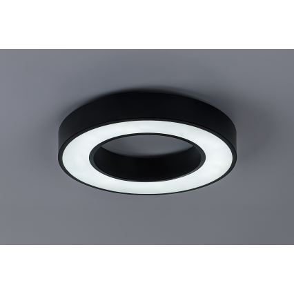 Rabalux - LED Ceiling Light LED/24W/230V 3000/4000/6500K Ø 40 cm Black