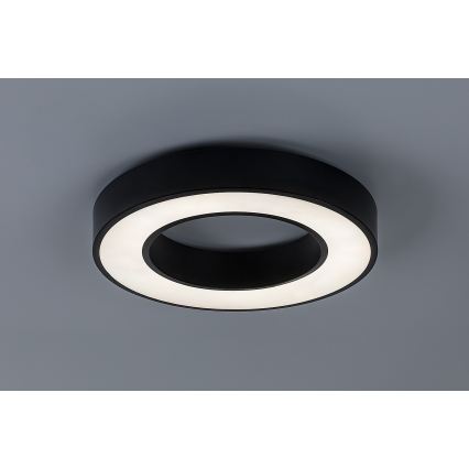 Rabalux - LED Ceiling Light LED/24W/230V 3000/4000/6500K Ø 40 cm Black
