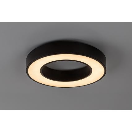Rabalux - Dimmable LED Ceiling Light LED/45W/230V 3000-6500K Ø 60 cm Black + Remote Control
