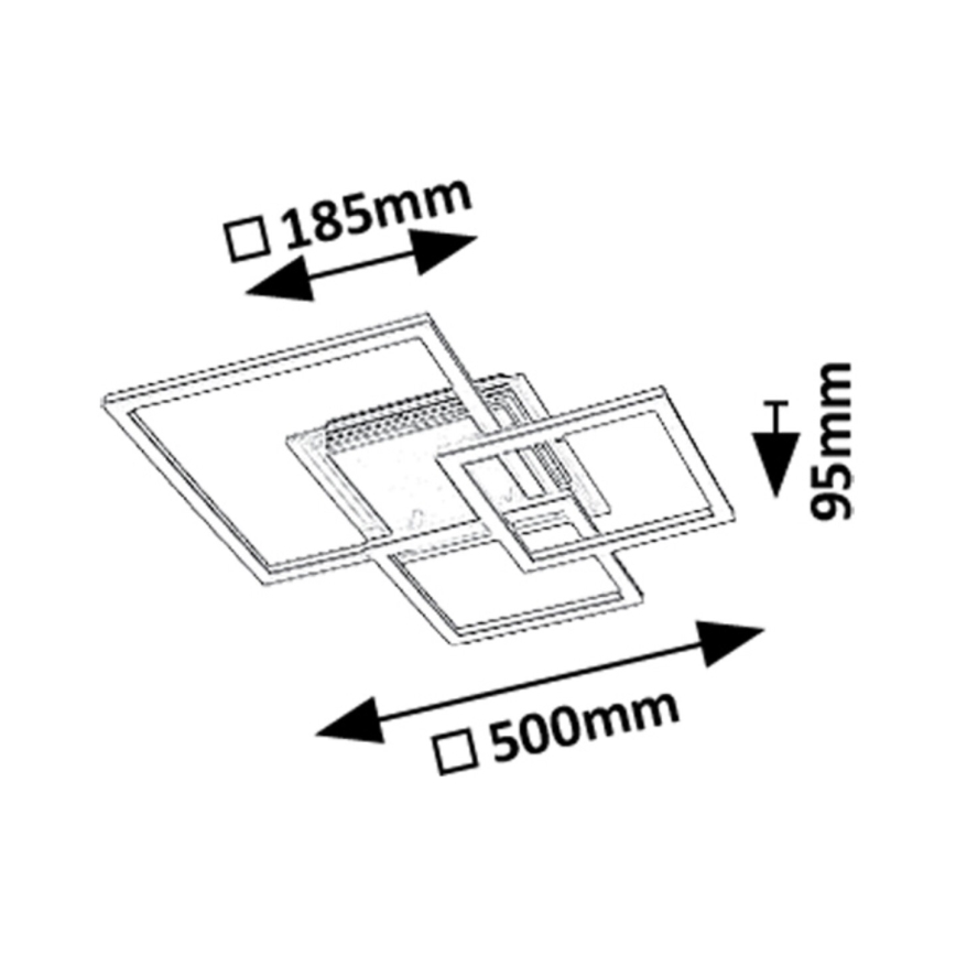 Rabalux - LED Ceiling light LED/40W/230V 3000K
