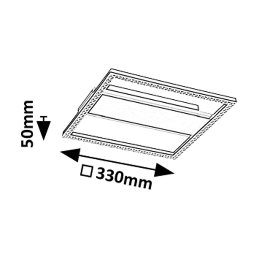 Rabalux - LED Ceiling light LED/24W/230V 4000K