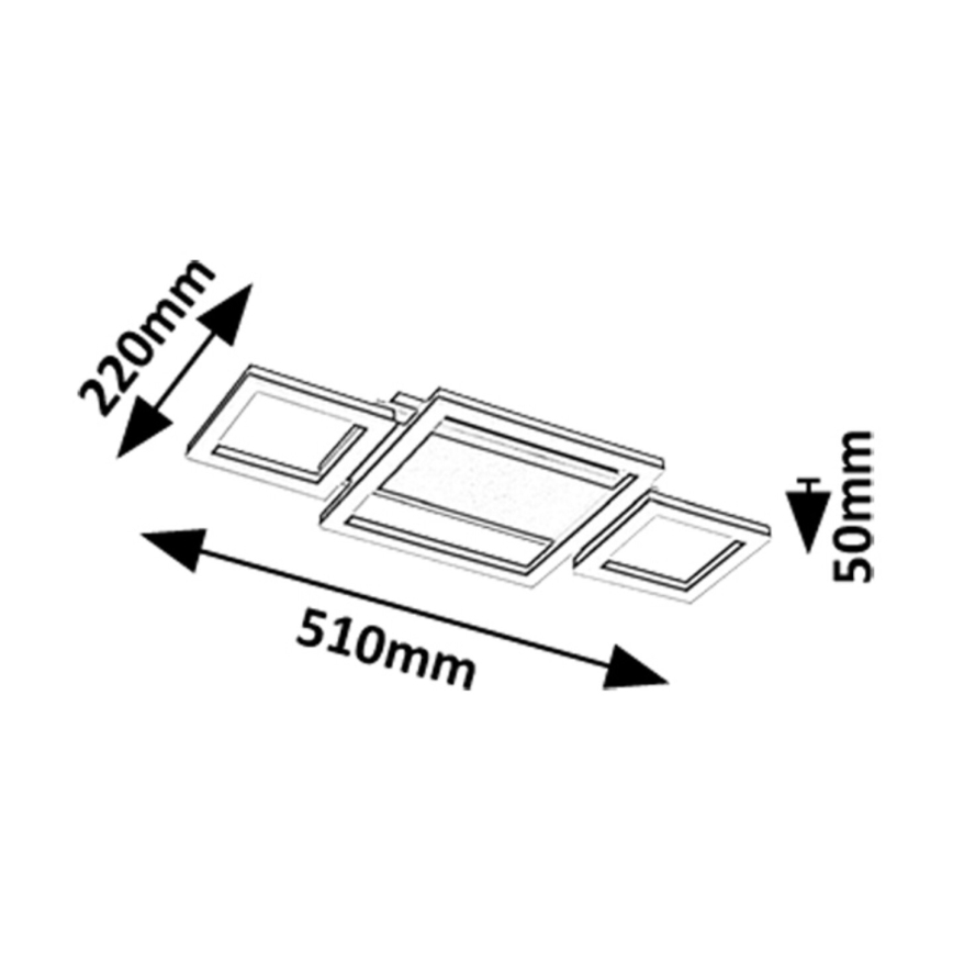 Rabalux - LED Ceiling light LED/24W/230V 4000K