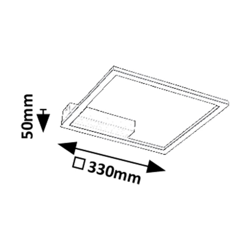Rabalux - LED Ceiling light LED/24W/230V 3000K