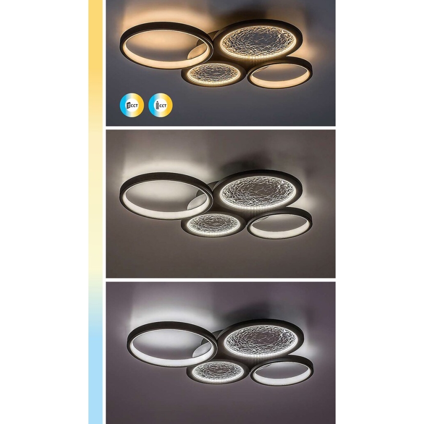 Rabalux - LED Dimmable ceiling light LED/40W/230V 3000-6500K + remote control