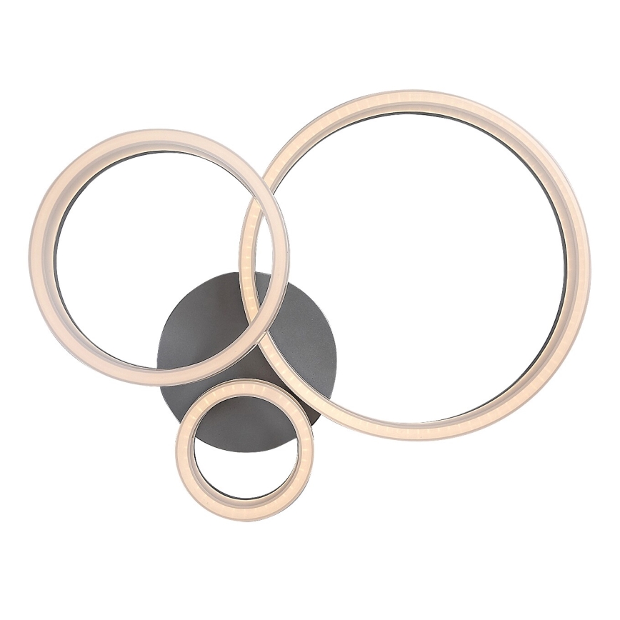 Rabalux - LED Ceiling Light, 24W, 230V, 3000/4000/6500 K, 38 x 51 cm, Matte Chrome