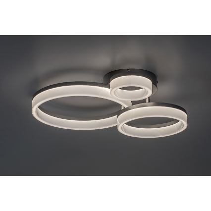 Rabalux - LED Ceiling Light LED/24W/230V 3000/4000/6500K 38x51 cm matte chrome