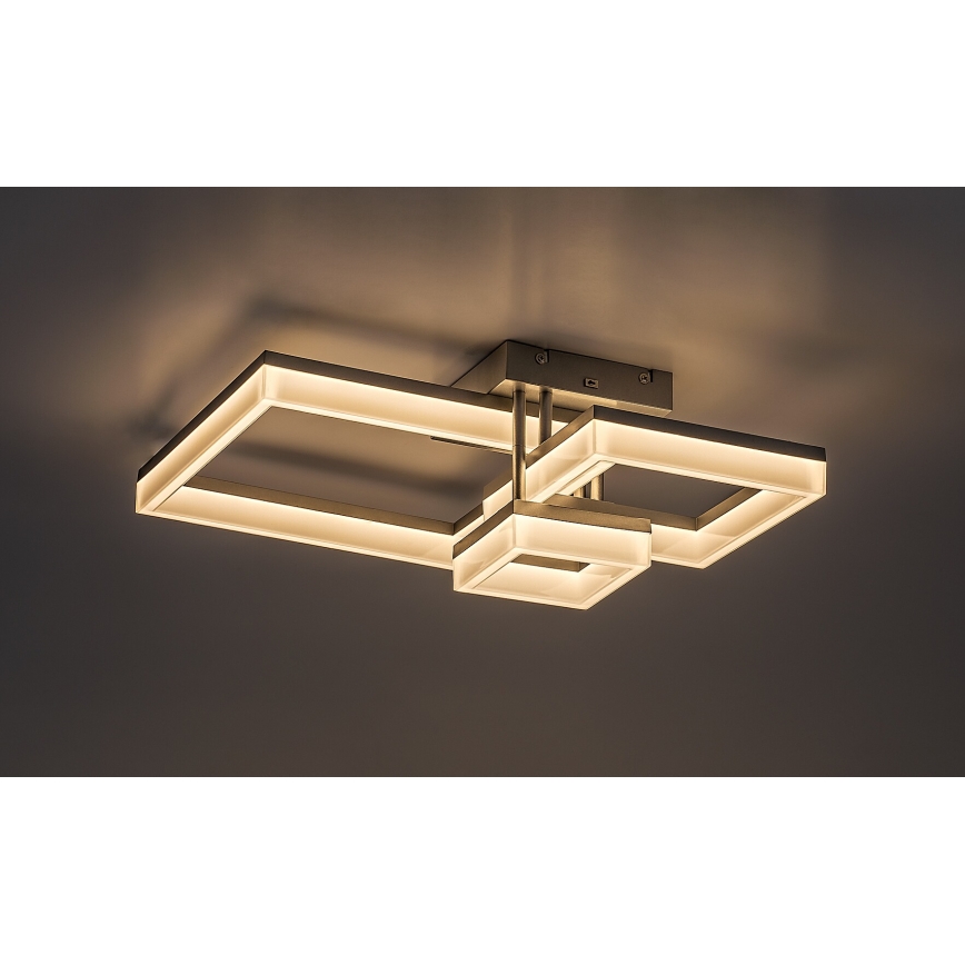 Rabalux - LED Ceiling light LED/22W/230V 3000/4000/6500K matte chrome 47x47 cm
