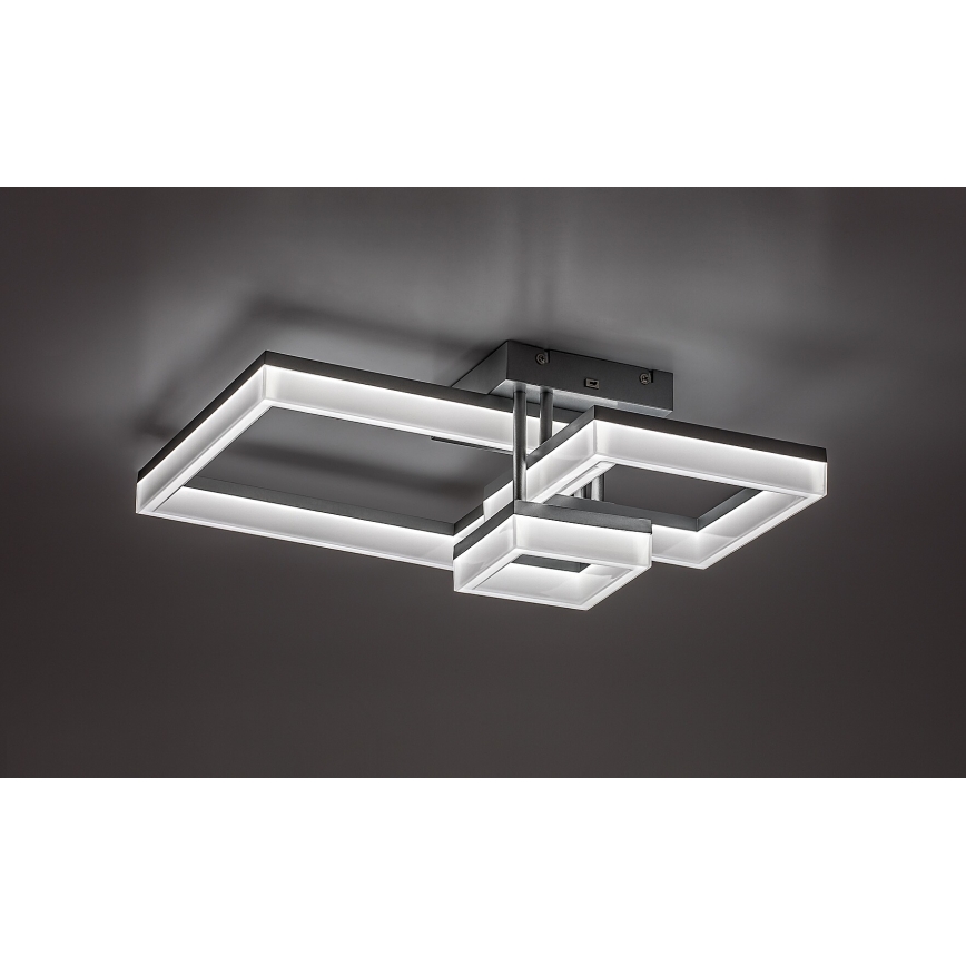 Rabalux - LED Ceiling light LED/22W/230V 3000/4000/6500K matte chrome 47x47 cm