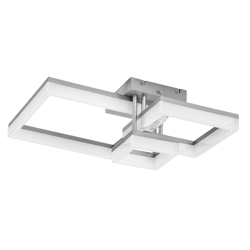 Rabalux - LED Ceiling light LED/22W/230V 3000/4000/6500K matte chrome 47x47 cm