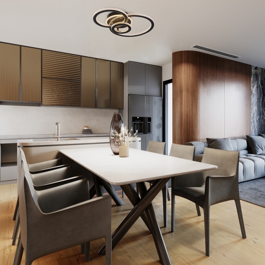 Rabalux - Dimmable LED Ceiling Light LED/40W/230V 3000-6500K + Remote Control 35x52 cm