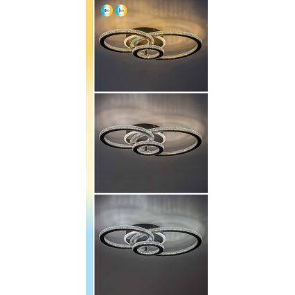 Rabalux - Dimmable LED Ceiling Light LED/40W/230V 3000-6500K + Remote Control 35x52 cm