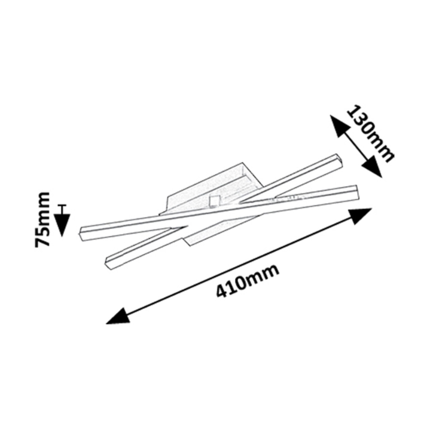 Rabalux - LED Ceiling light LED/16W/230V 4000K