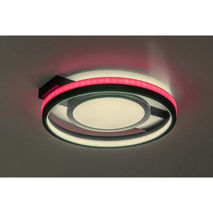 Rabalux - RGB LED Dimmable Ceiling Light LED/40W/230V 3000-6500K + Remote Control Ø 43 cm